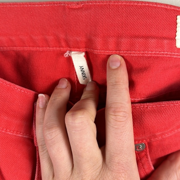 Rag & Bone Red Jeans - Picture 3 of 4